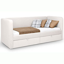 Фото М’яке ліжко 90х200 з шухлядами Happy / Хепі SF-32-HP