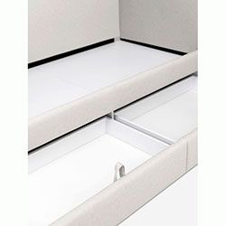 Фото М’яке ліжко 90х200 з шухлядами Happy / Хепі SF-32-HP