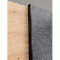 Фото Шафа-купе Vilma / Вільма 1,75м Бетон Темний + Дуб Артізан WL-18-CD