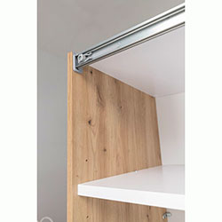 Фото Шафа-купе Vilma / Вільма 1,75м Бетон Темний + Дуб Артізан WL-18-CD