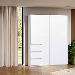 Фото Шафа-купе Vilma / Вільма 1,75м Білий WL-18-WB