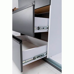 Фото Шафа-купе Vilma / Вільма 2,5м Графіт + Дзеркало WL-25-GT