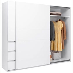 Фото Шафа-купе Vilma / Вільма 2,5м Білий WL-26-WB