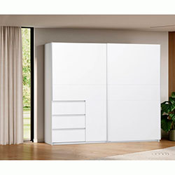 Фото Шафа-купе Vilma / Вільма 2,5м Білий WL-26-WB