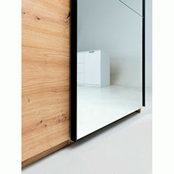 Фото Шафа-купе Teddy / Тедді 2,15х2,1м Дуб Артізан + Дзеркало TD-26-OA