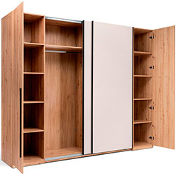 Фото Шафа-купе Teddy / Тедді 2,7х2,2м Дуб Артізан + Кашемір TD-27-OA