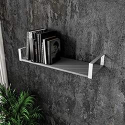 Фото Полиця XR 28 Black|white 800 Прямокутник