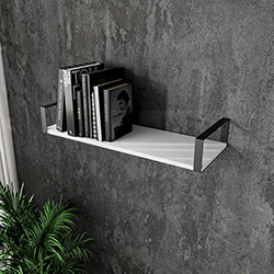 Фото Полиця XR 28 Black|white 800 Прямокутник