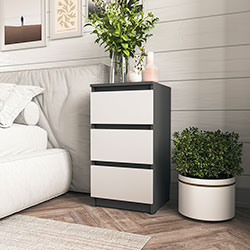 Фото Тумба приліжкова Т 216 3 шухляди