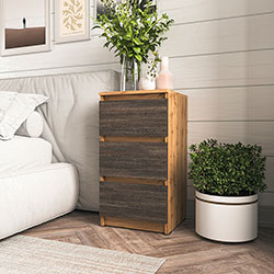 Фото Тумба приліжкова Т 216 3 шухляди