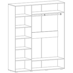 Фото Шафа на три двері ST0027