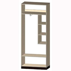 Фото Шафа Вектра Лайт Німфеа Альба + Венге