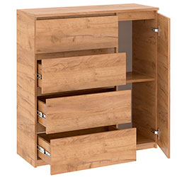 Фото Комод Брайт 1000 Дуб Крафт Золотий