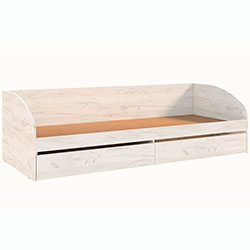 Фото Ліжко Брайт 80х200 Дуб Крафт Білий