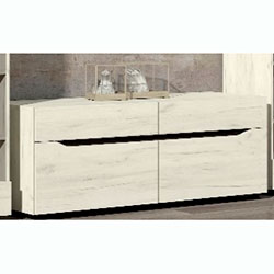 Тумба Аякс 1350 Дуб Крафт Білий + Венге