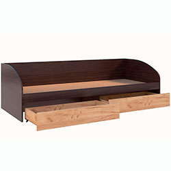 Фото Ліжко Брайт 80х200 Венге Магія