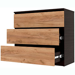 Фото Комод Брайт 800 Венге + Дуб Крафт Золотий