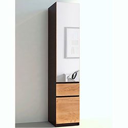 Фото Шафа Брайт 400х520х2000 Венге + Дуб Крафт Золотий