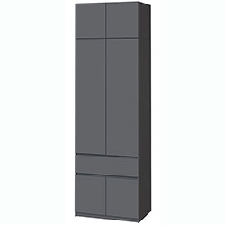 Шафа Брайт 800х520х2400 Антрацит