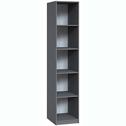 Фото Пенал відкритий Брайт 400х500хh2000 Антрацит