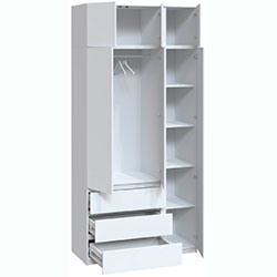 Фото Шафа Брайт 1200х520х2000 Білий