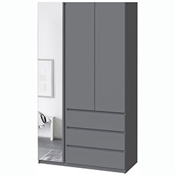 Шафа Брайт 1200х520х2000 Антрацит