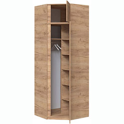 Фото Шафа кутова Брайт 850 Дуб Крафт Золотий
