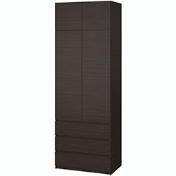 Шафа Брайт 900х520х2400 Венге Магія
