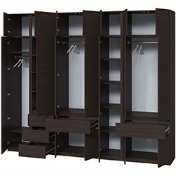 Фото Шафа Брайт 3021х520х2400 Венге Магія