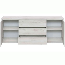 Фото Комод Брайт 1800 Дуб Крафт Білий