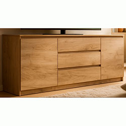 Комод Брайт 1800 Дуб Крафт Сірий