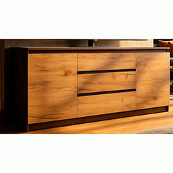 Комод Брайт 1800 Венге + Дуб Крафт Золотий