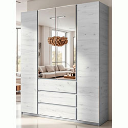 Фото Шафа Брайт 1640х520х2000 Дуб Крафт Білий