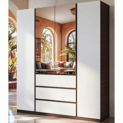 Шафа Брайт 1640х520х2000 Венге + Білий