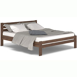 Фото Ліжко дерев’яне Алекс 160х200 Горіх Світлий
