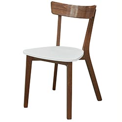 Фото Стілець Франко Горіх + Білий