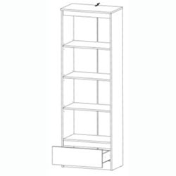 Фото Стелаж 4П1Ш Бруклін