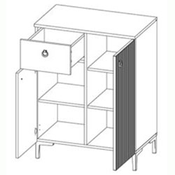 Фото Комод 2Д1Ш Моніка