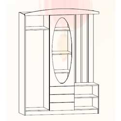 Фото Передпокій Віта 2 Горіх