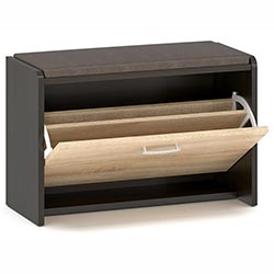 Фото Стілець Комфорт-2 Венге Темний + Дуб Самоа