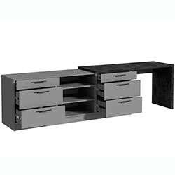 Фото Тумба TV Rosso з шухлядами 3000