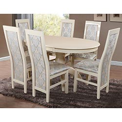 Фото Стіл обідній Престиж розкладний Слонова Кістка