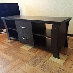 Фото Вітрина ТВ-4 Флеш Венге Темний