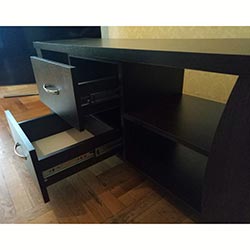 Фото Вітрина ТВ-4 Флеш Венге Темний