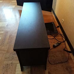 Фото Вітрина ТВ-4 Флеш Венге Темний