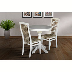 Фото Стіл обідній Чумак-2 Карпати Слонова Кістка