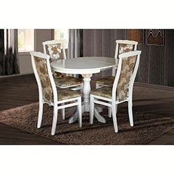 Фото Стіл обідній Чумак-2 Карпати Слонова Кістка