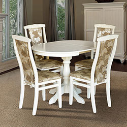 Фото Стіл обідній Чумак-2 Карпати Слонова Кістка