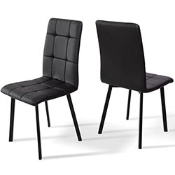 Фото Стілець Трініті Фіджі Чорний + Чорний Fly2230