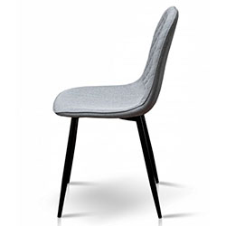 Фото Стілець Марс Grace Чорний + Тканина Сіра